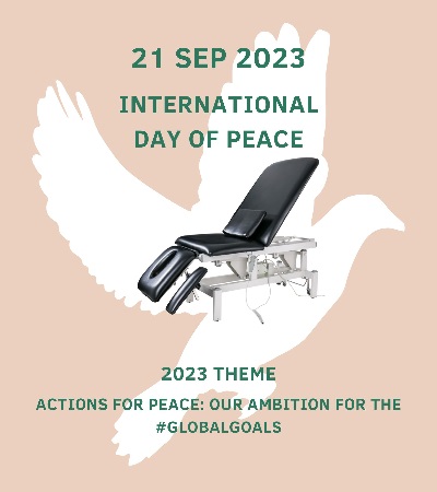 2023 The International Day of Peace: Actions for peace: Our ambition for the #GlobalGoals
