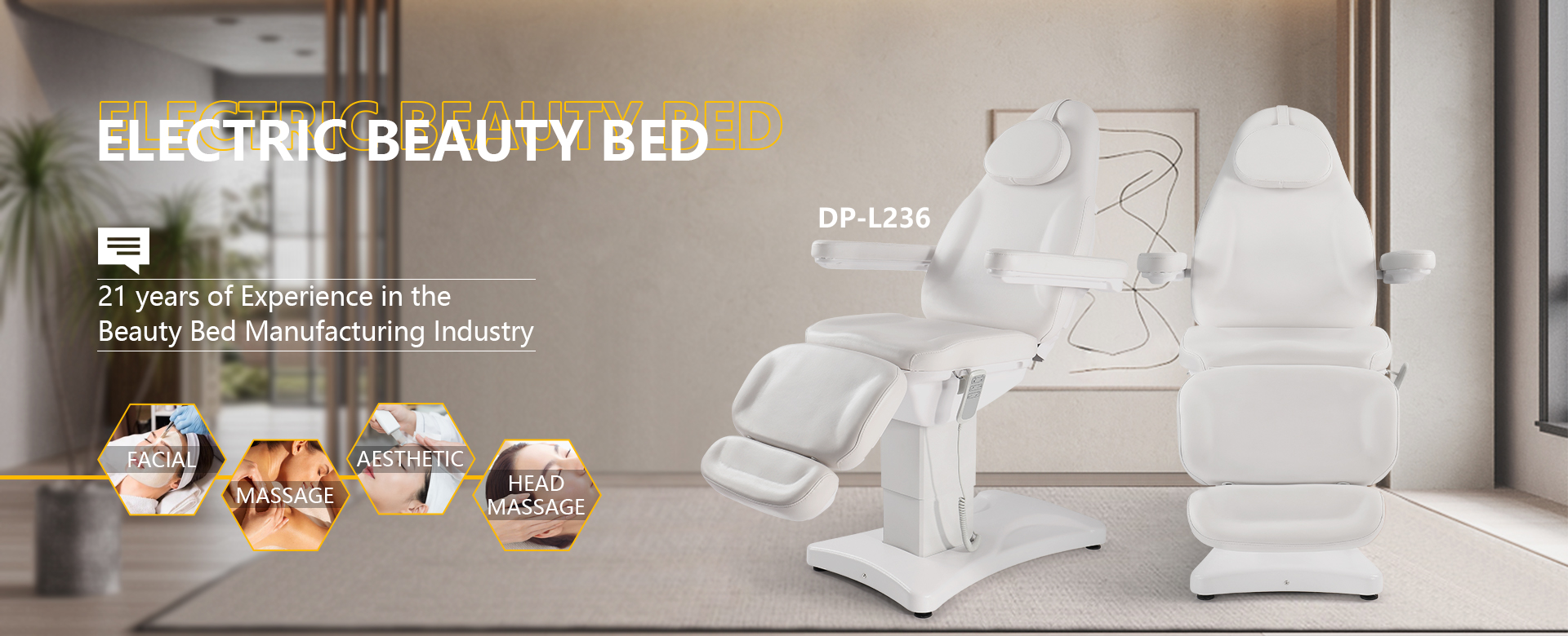 DP-L236 Modern L-shaped Beauty Bed