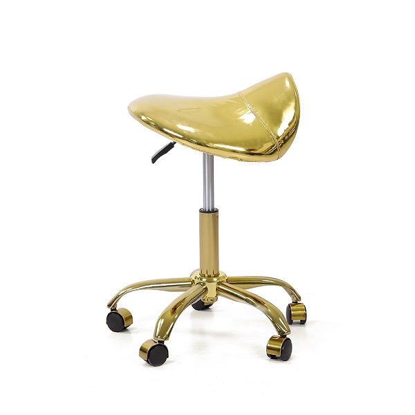 DP-9809 Golden Rolling Saddle Stool