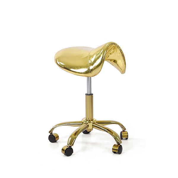 DP-9809 golden hydraulic saddle stool 2