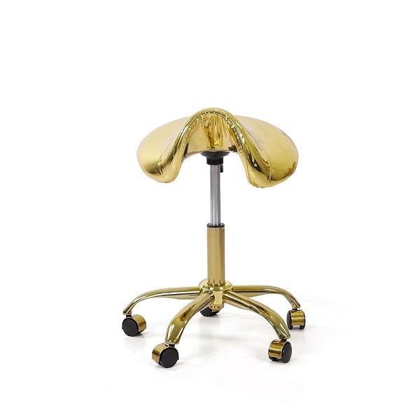 DP-9809 golden hydraulic saddle stool 3