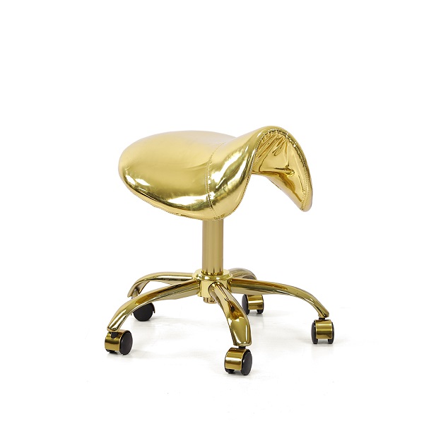 DP-9809 golden hydraulic saddle stool 4